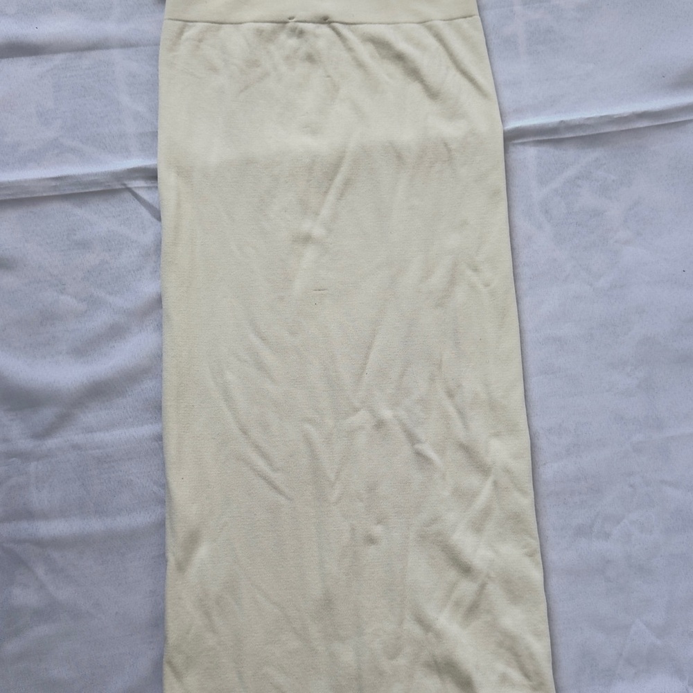 Zara Cream Midi Skirt - Picture 5 of 7